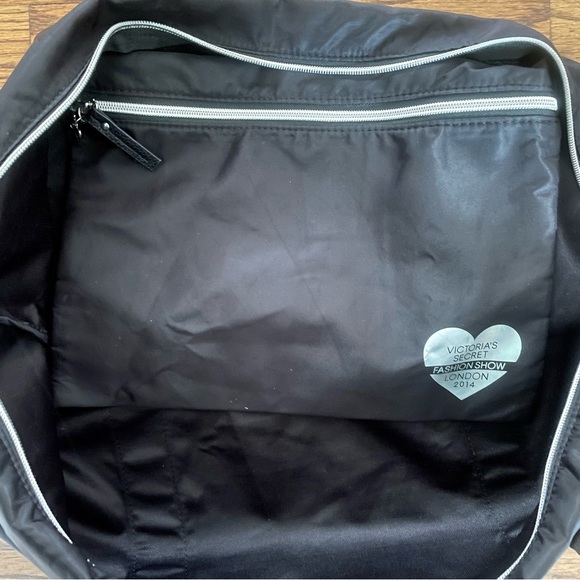 Victoria’s Secret Fashion Show London 2014 Angels Black Silver Heart Tote Bag - Picture 4 of 5